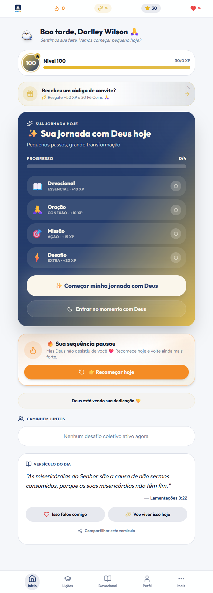 BíbliaGo — Aplicativo gamificado